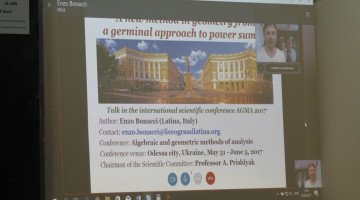 Cкайп-лекція «A new method  in geometry from  a germinal approach  to  power sums »